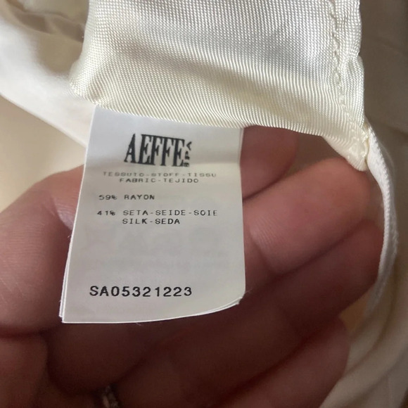 Jean Paul Gaultier Femme Silk Blend Blazer Ecru Sz 6 - Picture 8 of 10